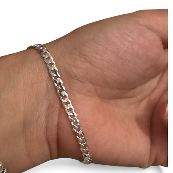 Solid Italian silver bracelet - Picture 6 of 7